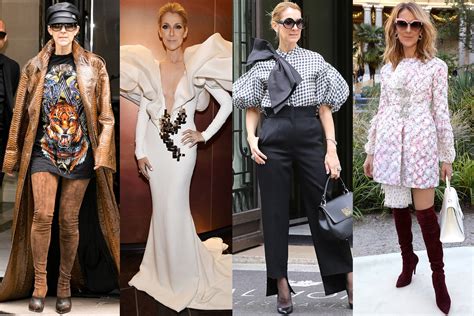 celine dion fashion influencer|how old is Celine Dion.